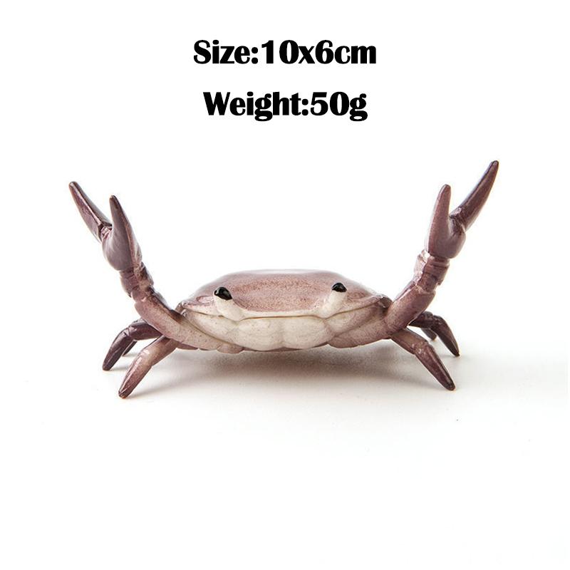 Crab Pen Holder Funny Weightlifting Crab Pen Stand Creative Cute Storage Rack for Single Storage Office Desktop Ornament Gifts