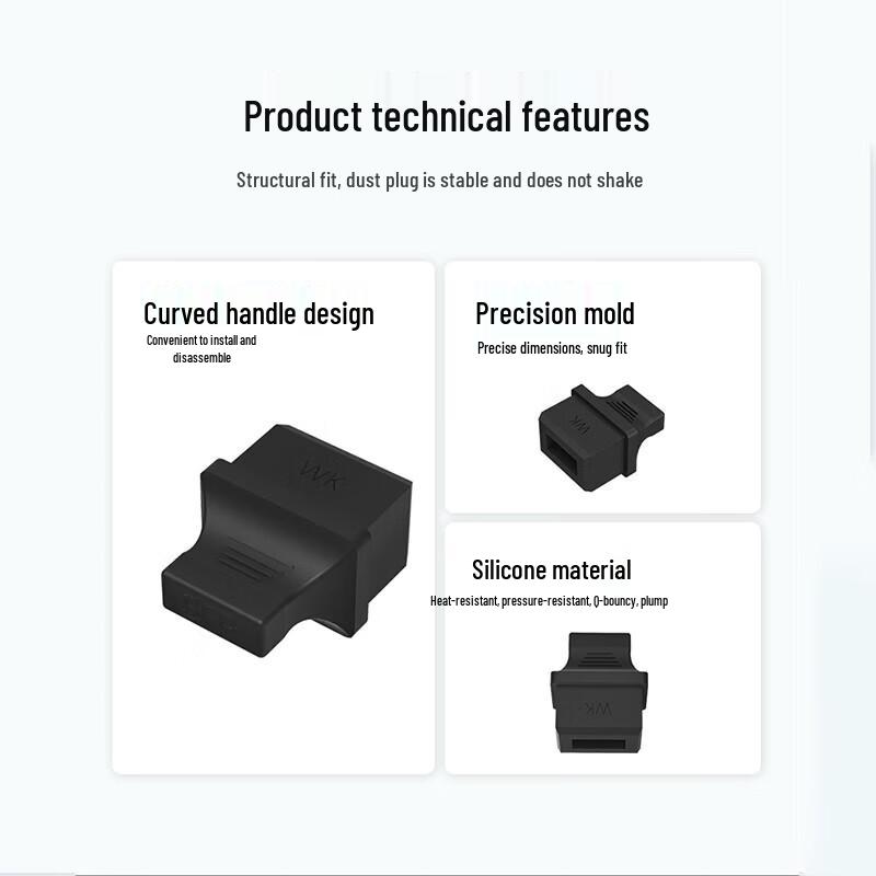 SFP Fiber Optic Port Silicone Dust Plugs