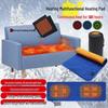 Portable Smart Heated Sleeping Bag: 7-Piece Warm Winter Pad for Legs and Feet, Ideal for Outdoor Camping.