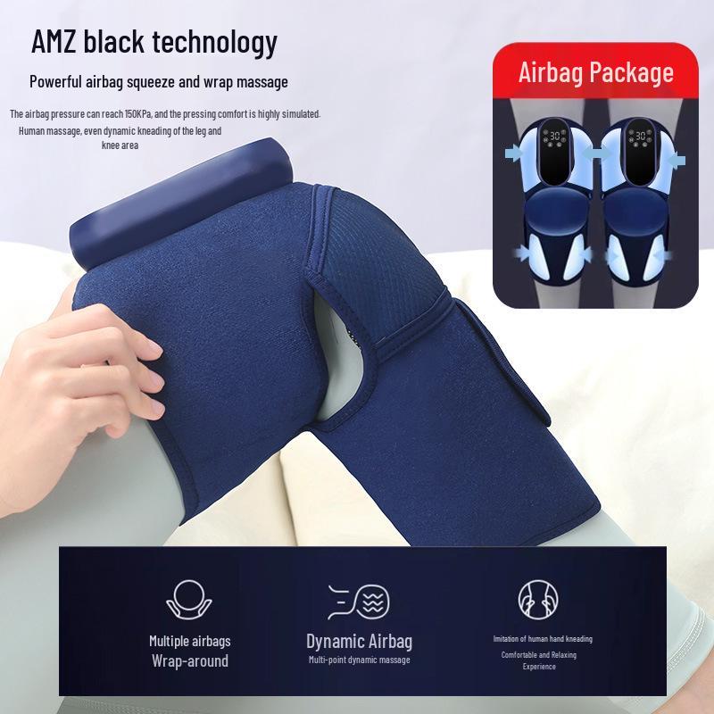Heated Knee Massager with Hot Compress and Vibration Therapy