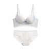 Ladies' underwear gathers without steel rims, small breasts, not empty cups, lace, pure desire bra set 8133, light pressure, thin breasts.