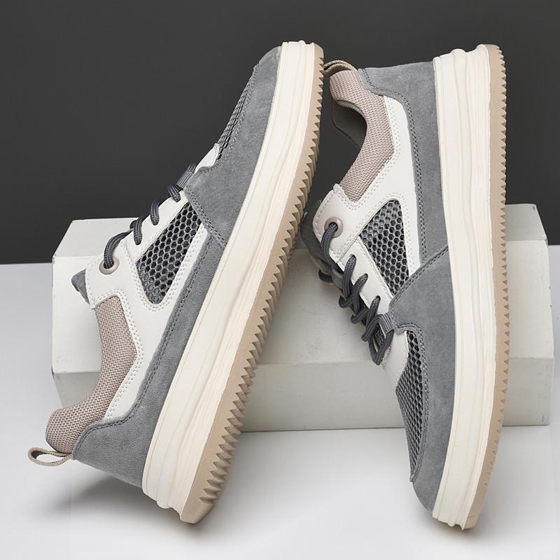 British Style Genuine Leather Men Casual Shoes Loafers Comfortable Moccasins Men Flats Shoes Breatbable Men Sneakers