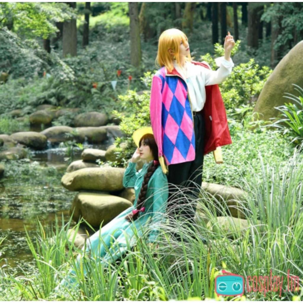 Howl Cosplay Kostüm Anime Komplettset Mit Jacke Hemd Hose Halskette Ohrringe Für Halloween Comic Con Große Größe Howl Outfits