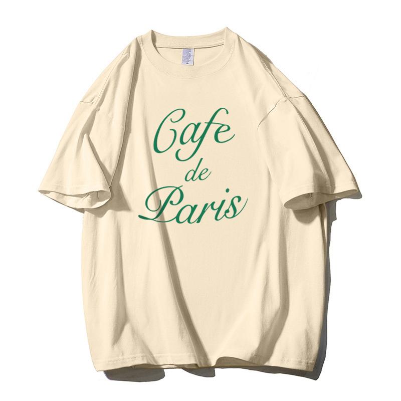 Shellsuning забавные футболки с буквенным принтом женские летние свободные хлопковые — фото 29