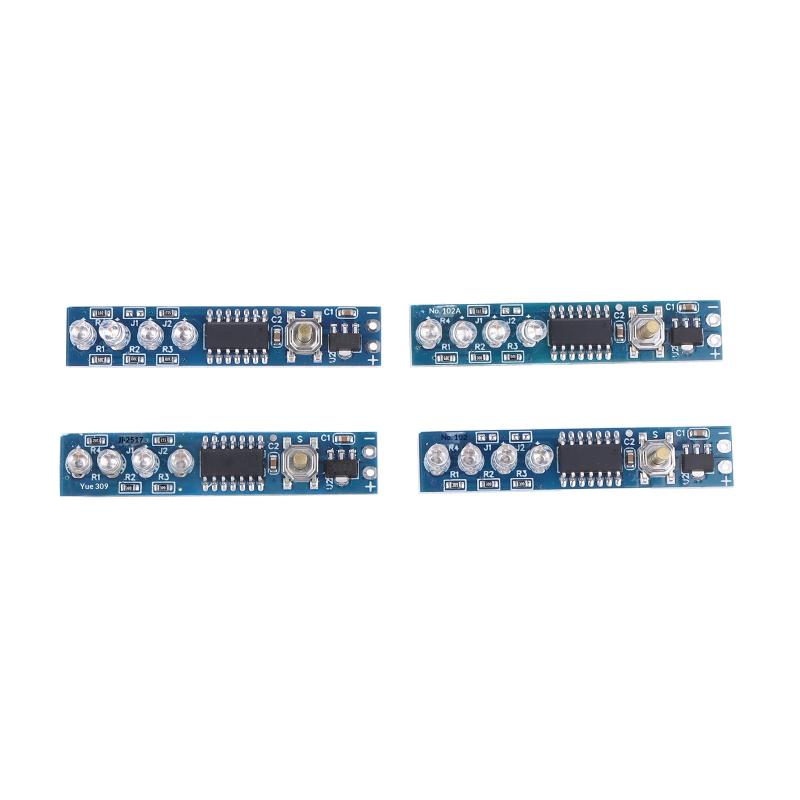 10Pcs 1-4S Single 3.7V 18650 Lithium Battery Capacity Indicator Module Percent Power Level Tester Led Dsplay Board 2S