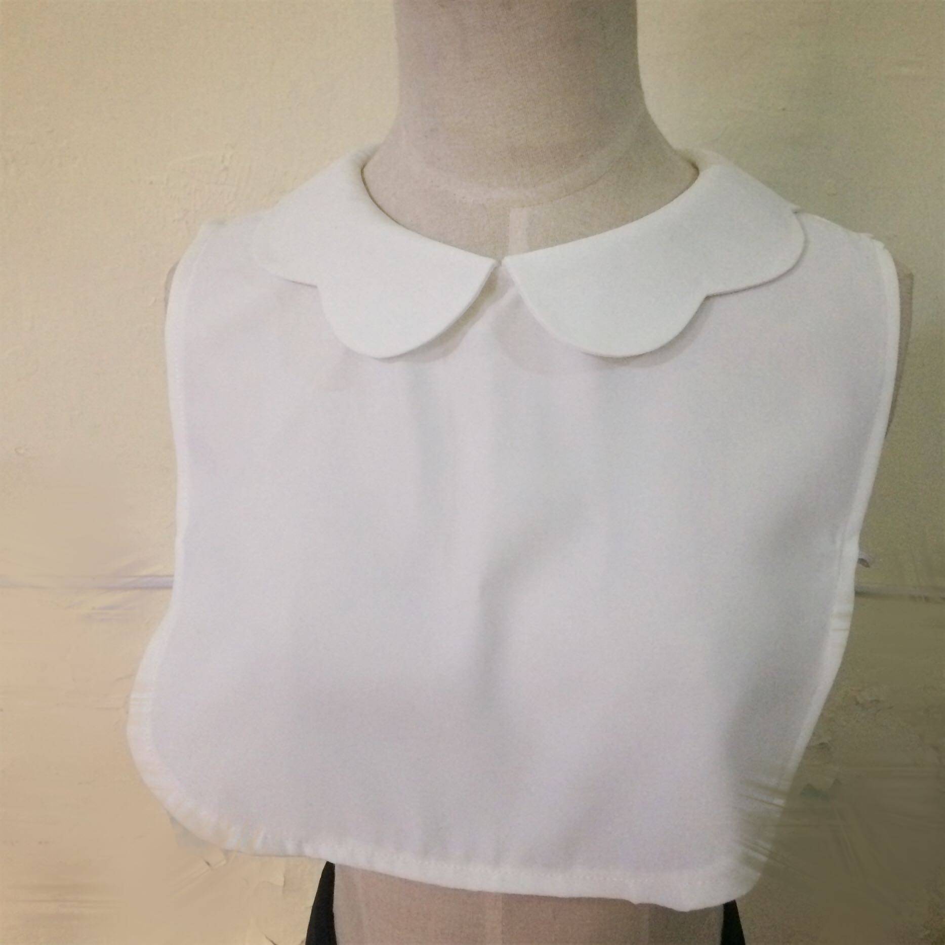 

Petal Round Neck Cute Fake Collar Sweater Collar for Autumn and Winter Necktie белый