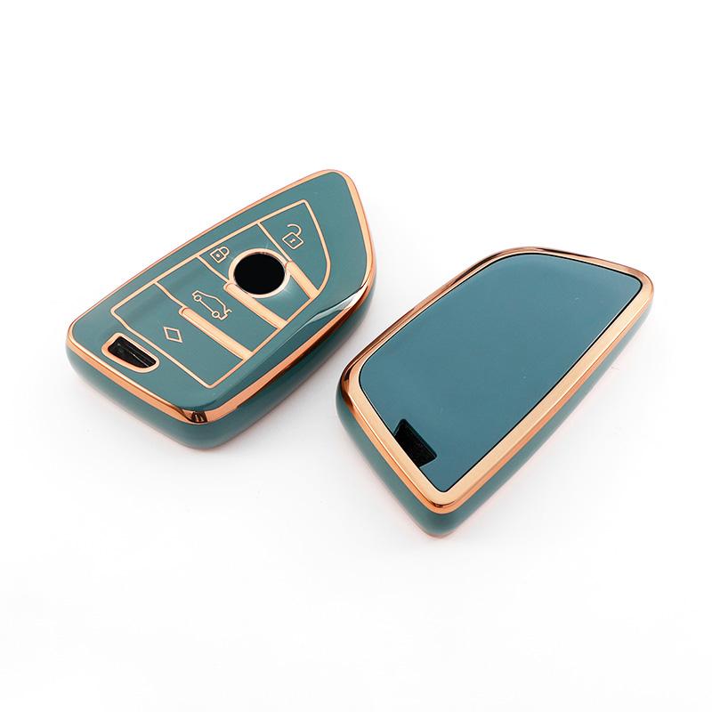 

4 кнопки Shell Fob для Bmw F20 G20 G30 X1 X3 X4 X5 G05 X6 X7 G11 F15 F16 G01 G02 F48 TPU чехол для автомобильного ключа держатель аксессуары серый
