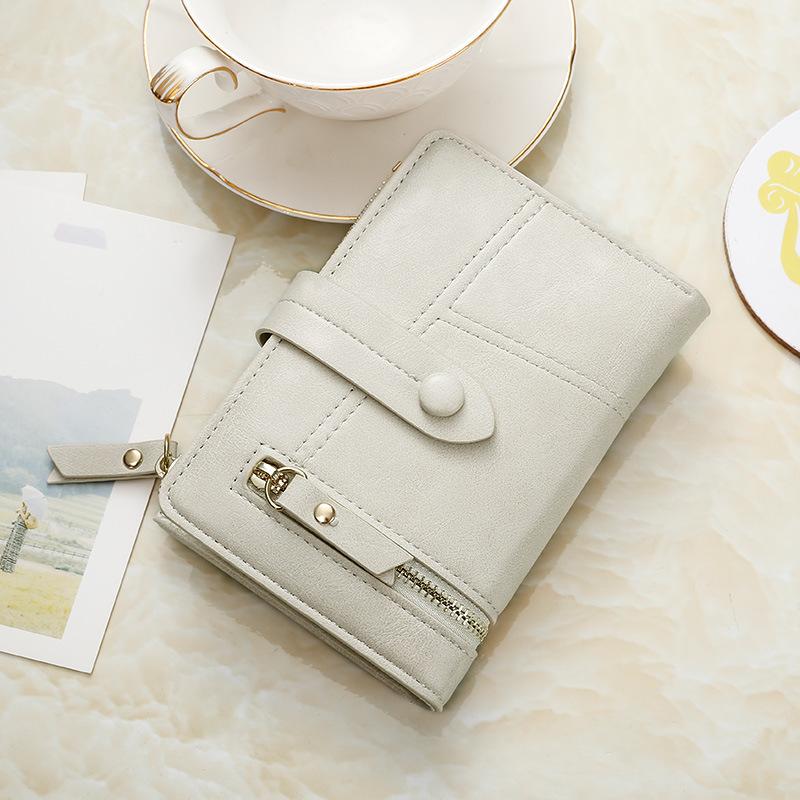 Damen-Geldbörse, kurz, für Münzen, modische Geldbörsen für Damen, Kartenhalter, kleine Damen-Geldbörse, weibliche Haspe, Mini-Clutch für Mädchen