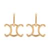 Letter Engraved Metal Earrings Women Earrings Gold 460XI6BRA.