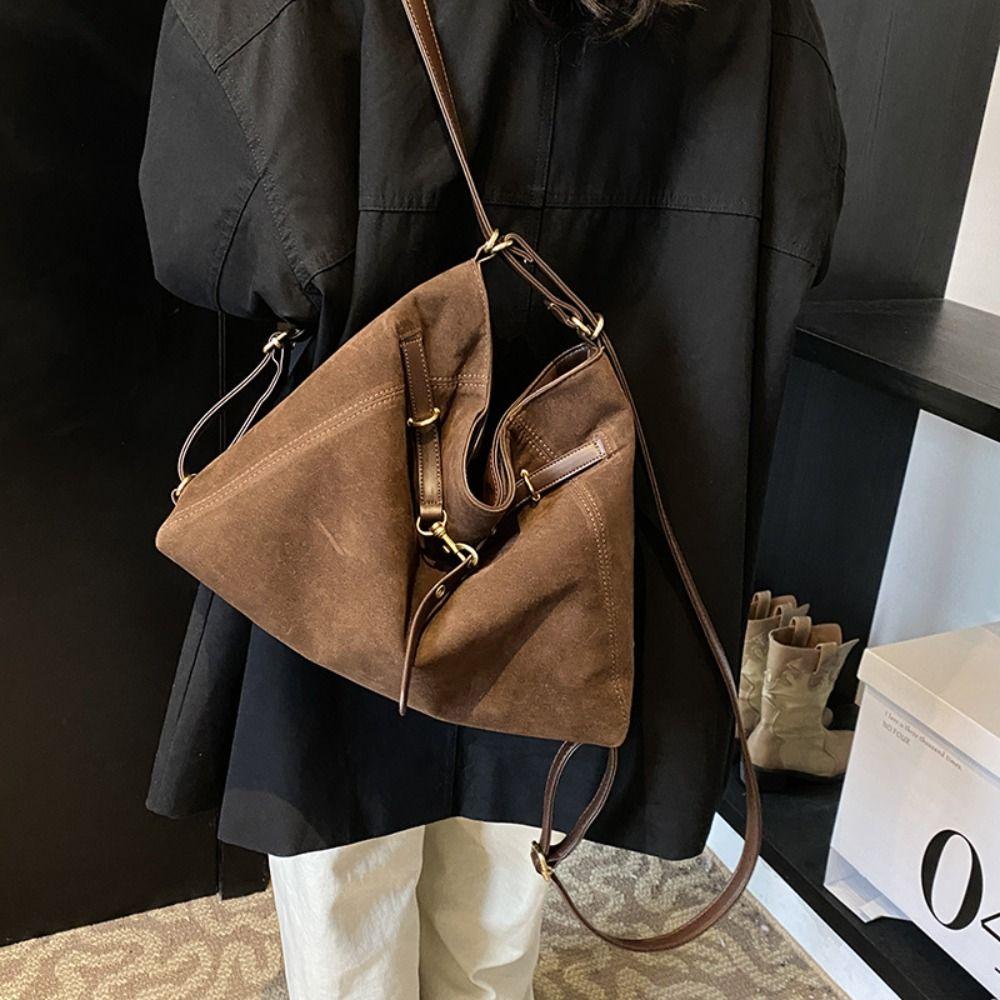 Large Capacity Hobo Bag Fashion Tote Bag Waterproof Ladies Crossbody Bag  Autumn and Winter