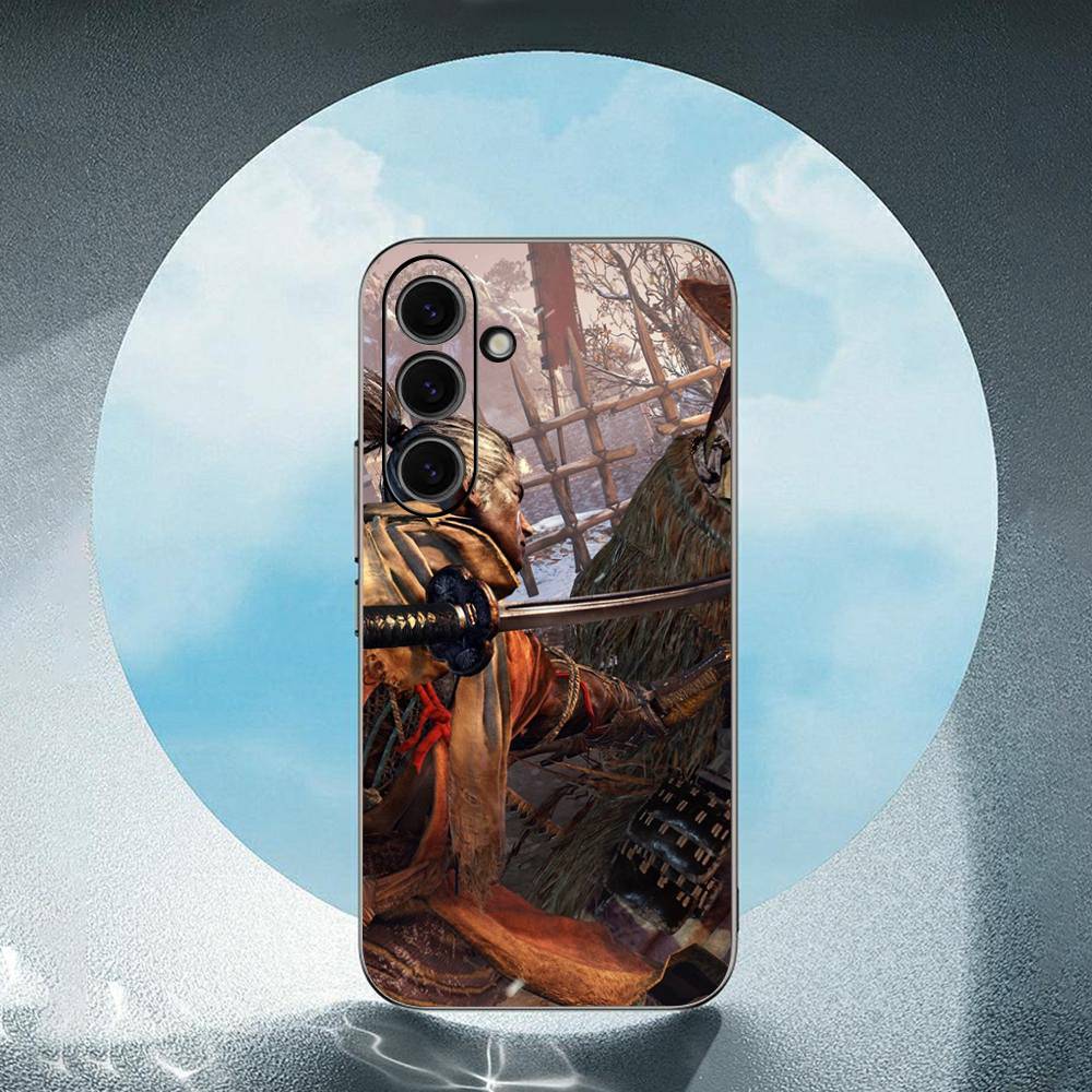 

Sekiro Luxury Black Phone Case For Samsung Galaxy S23 S24 S25 Ultra S22 Plus S21 SamsungS25PLUS