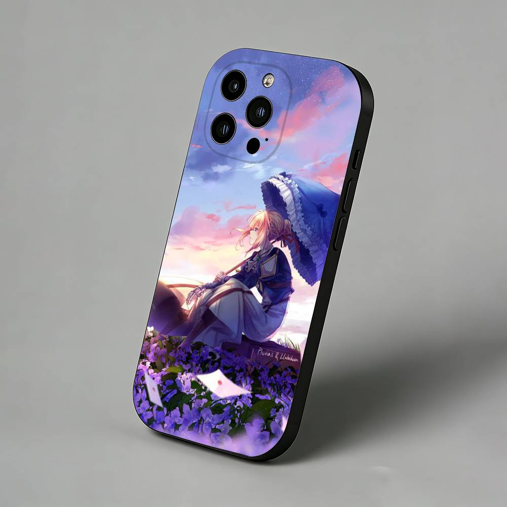 

Чехол для телефона Violet Evergarden для iPhone 17 Air 16 Pro Max 16e 15 Plus 14 13 Mini 12 11 Задняя крышка iPhone17promax