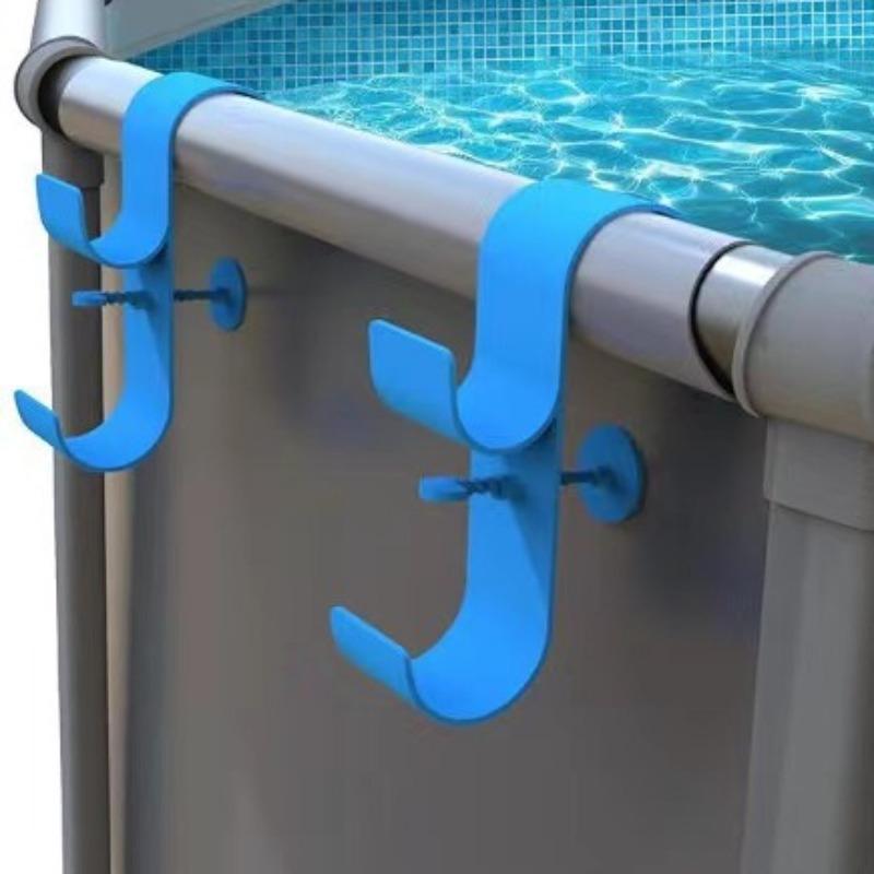 

Durable and LightweightUnique Double Hook DesignStable Outdoor Pool Hooks серый