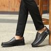 Herren Lederschuhe Neue handgefertigte Freizeitschuhe mit weichen Sohlen Bequeme atmungsaktive Herren-Turnschuhe Trend Faule Wilde flache Schuhe