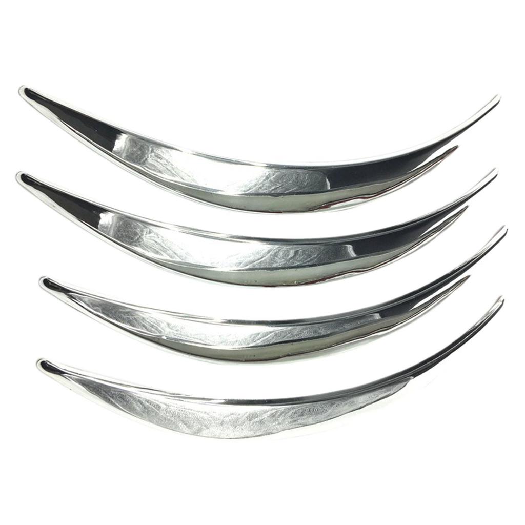 4Pcs Generic Car Wheel Eyebrow Arch Trims Car Wheel Brow Decorative Strip Wheel Eyebrow Protectors for Truck Auto Body Edge