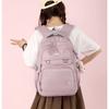 Zaini ultra-leggeri ad alta capacità per studentesse, zaini alla moda per studenti delle scuole medie e superiori, impermeabili in Oxford, tinta unita semplice, borsa da viaggio per libri