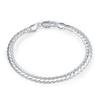 Brand New High Quality 925 Sterling Silver 5mm Women Men Chain Men Cuban Bracelet Fashion Silver Jewelry