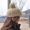 Soft Pom Pom Pogle Ball Cap Hat 5 Colors