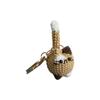 Handmaking Crochet Kitten Keyrings Animal Cat Key Chain Creative Handwoven Cat Pendant  Bag Decor