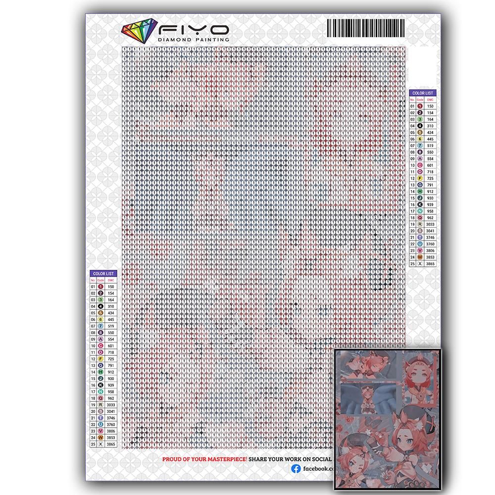 

DIY 5D алмазная живопись Genshin игровой персонаж набор для вышивки крестом полная дрель вышивка мозаика художественная картина стразы подарок Full Square 20X30CM