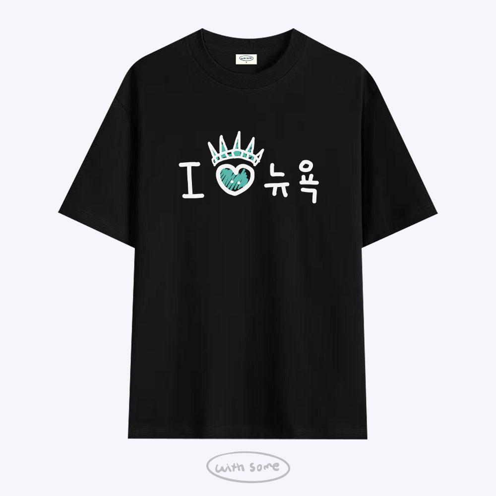 Wideusseom Love Format I Love New York T-Shirt (Type B)