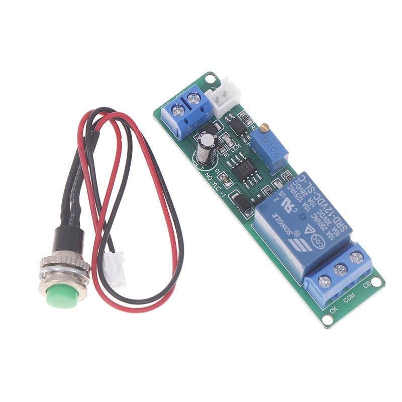 Dc 12V Adjustable Timer Delay Turn Off Module Timing Relay Time Switch 1~10Sec Delay Off Switch Module