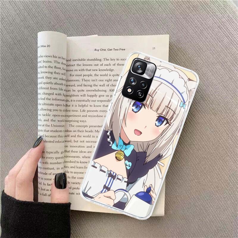 Vanilla Nekopara Anime Phone Case For Xiaomi Poco X4 F4 GT X3 NFC X5 X6 X7 Pro 5G M5 M5S M3 F5 Mi F6 F3 F2 F1 Cover Coque Fundas