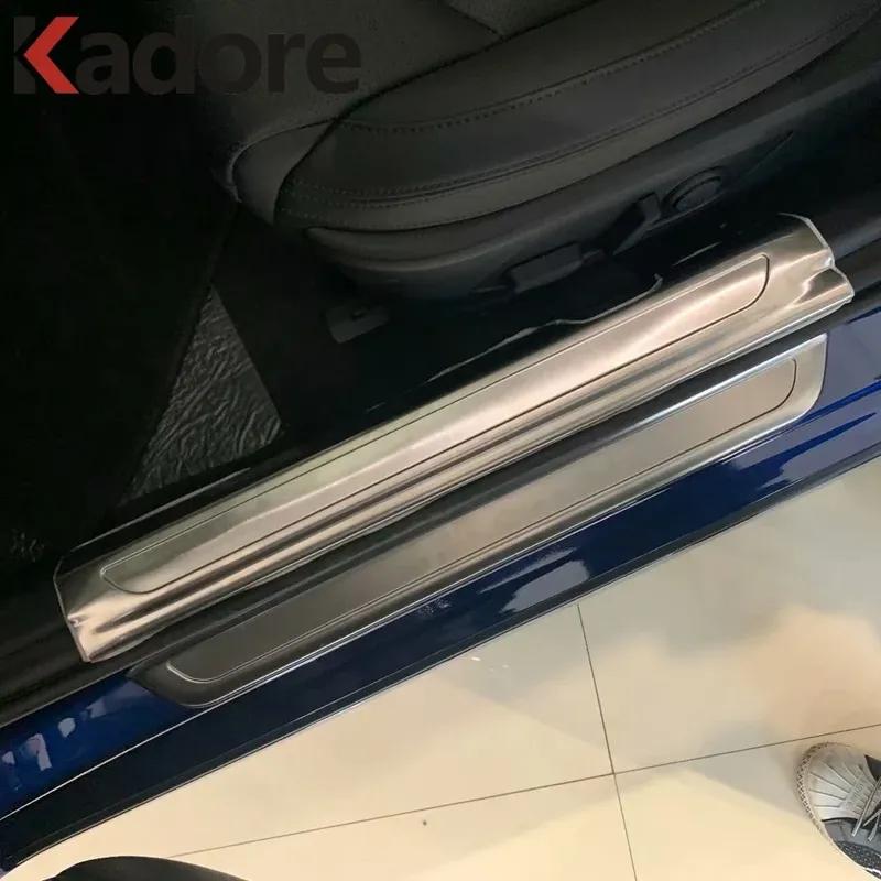 For Kia K5 Optima    2024 Steel Car Door Sill Scuff Plate Cover Trim Welcome Pedal Protector Gurad Pad Accessories