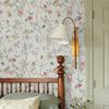 Simple Floral Self-Adhesive Wallpaper Modern Flower Pvc Waterproof Wall Stickers Peel And Stick Wallpapers Home Decoration