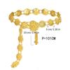Adjustable Flower Dance Beach Waist Decoration Women's Hollow Flower Chain Belt for Belly Dance and Summer Jewelry