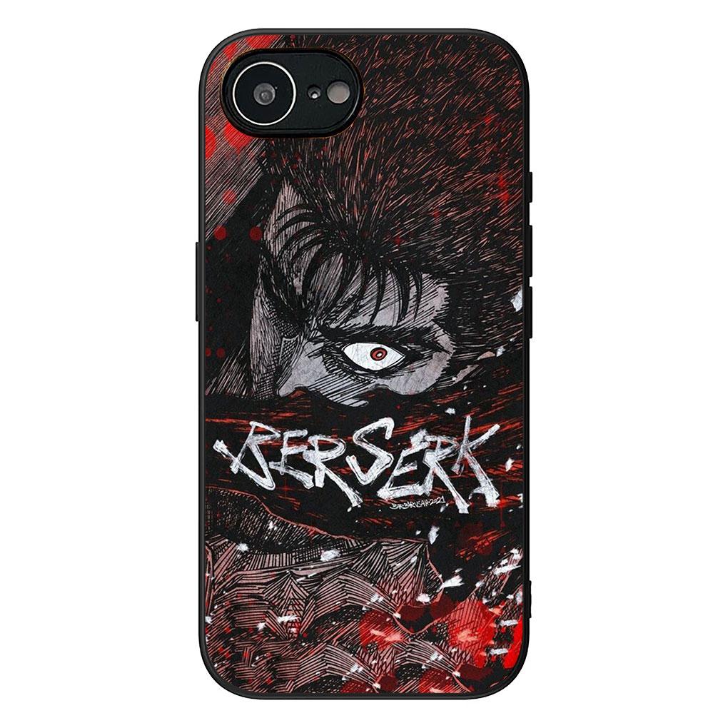 Soft Cover for Samsung Galaxy S25 S24 S23 FE Plus Ultra S7 Edge A16 A15 5G S25+ Coque Phone Case Berserks Guts Cartoon