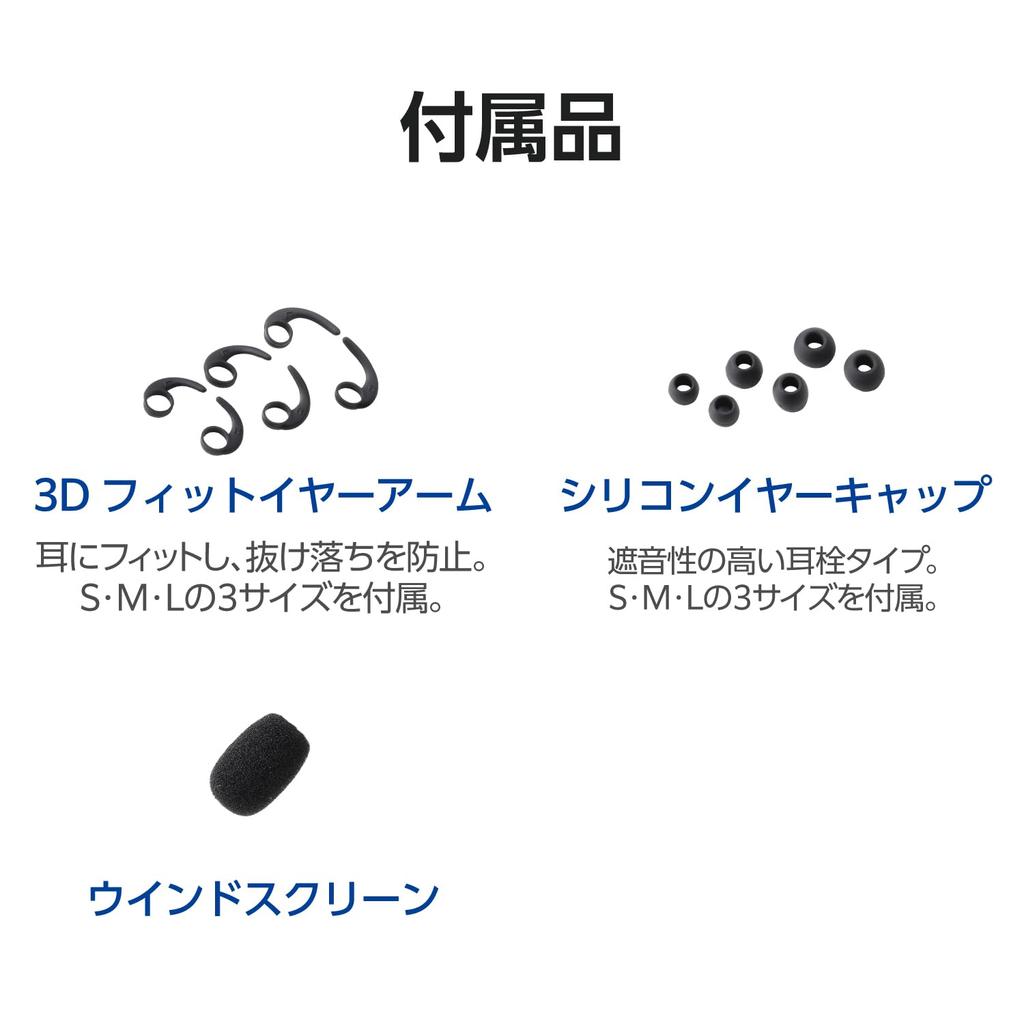 ELECOM Wired with Headset, USB, Microphone, In-Ear, In-Ear Type, Binaural, Black, HS-EP21SUBK