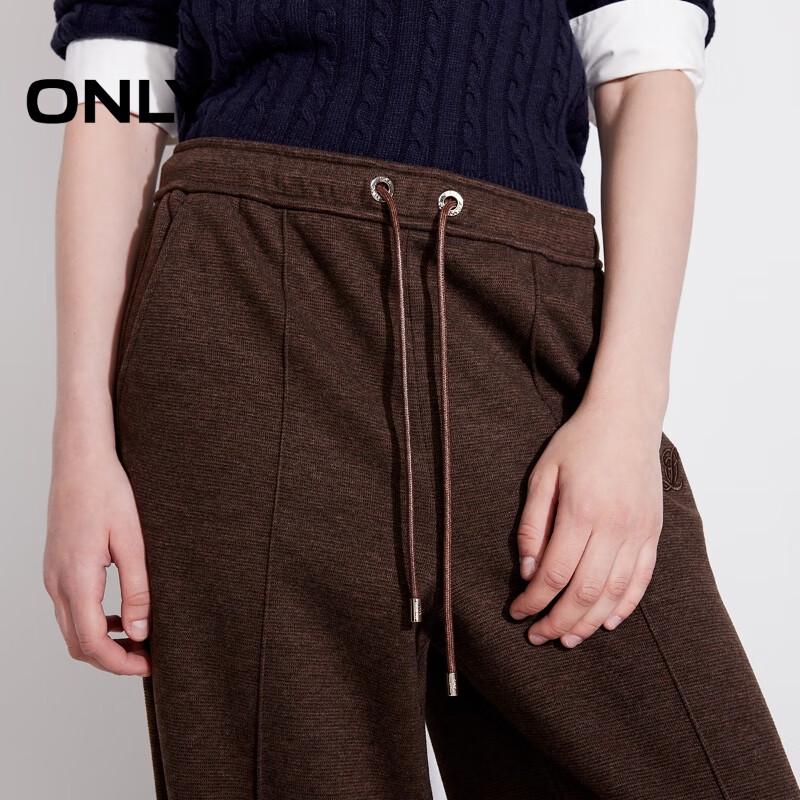 ONLY Women's 2024 Winter Embroidered Straight Leg Casual Pants
