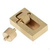 1 Set Leather Craft Edge Dye Oil Brass Box Mini DIY Tools