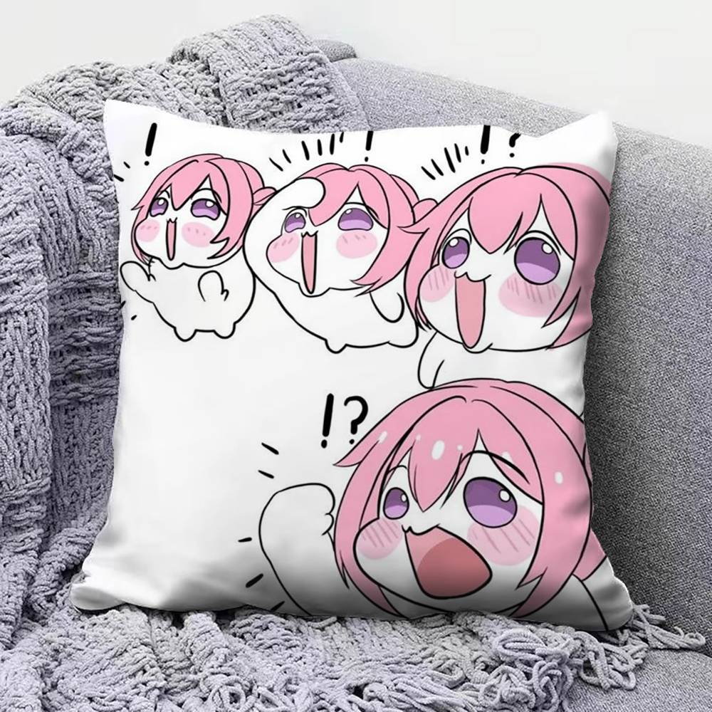 Doro Cute Memes Pillow Covers, Home Sofa Cushion Covers And Aecorative Custom