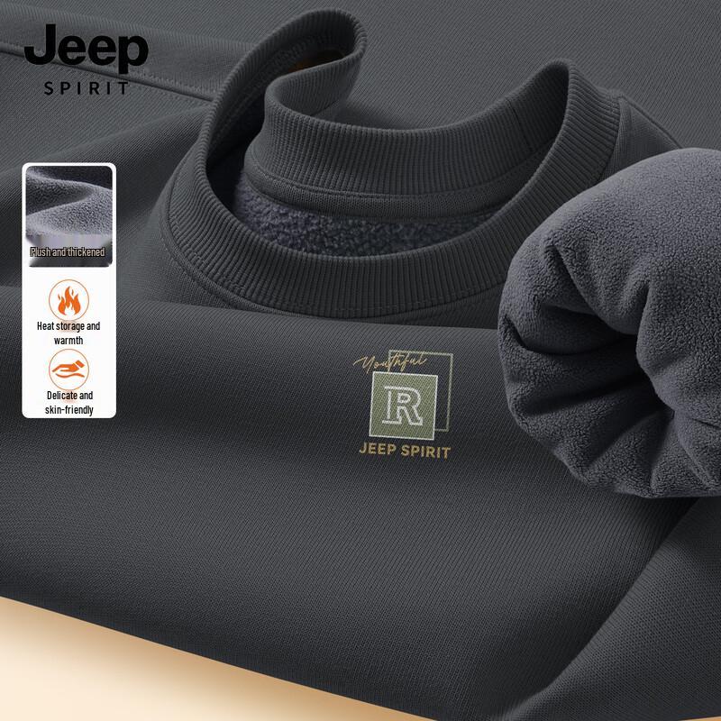 JEEP SPIRIT Herren Fleece-Sweatshirt