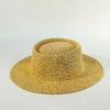 2026 cappello di paglia estate Uomo Panama Cappelli di paglia semplici cappelli da sole Donna cappello durevole Intreccio stile rattan Protezione UV cappello da mare