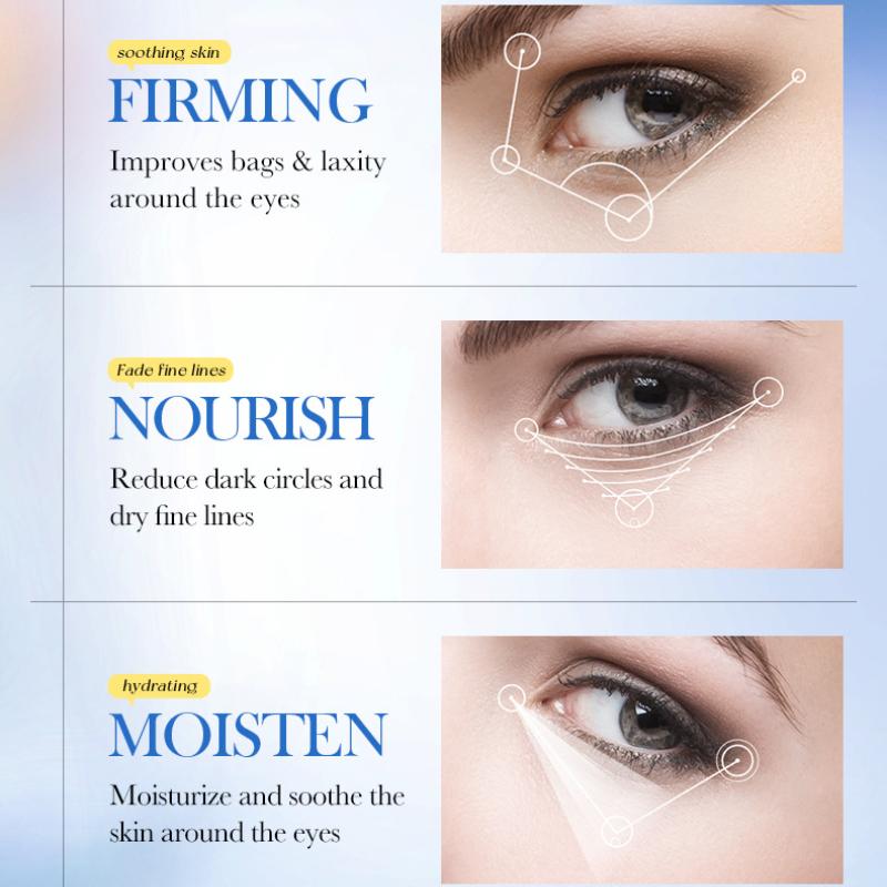 Blåbär Frukt Slät Ögonmask SADOER Återfuktande och Återfuktande Ögonmaskplåster