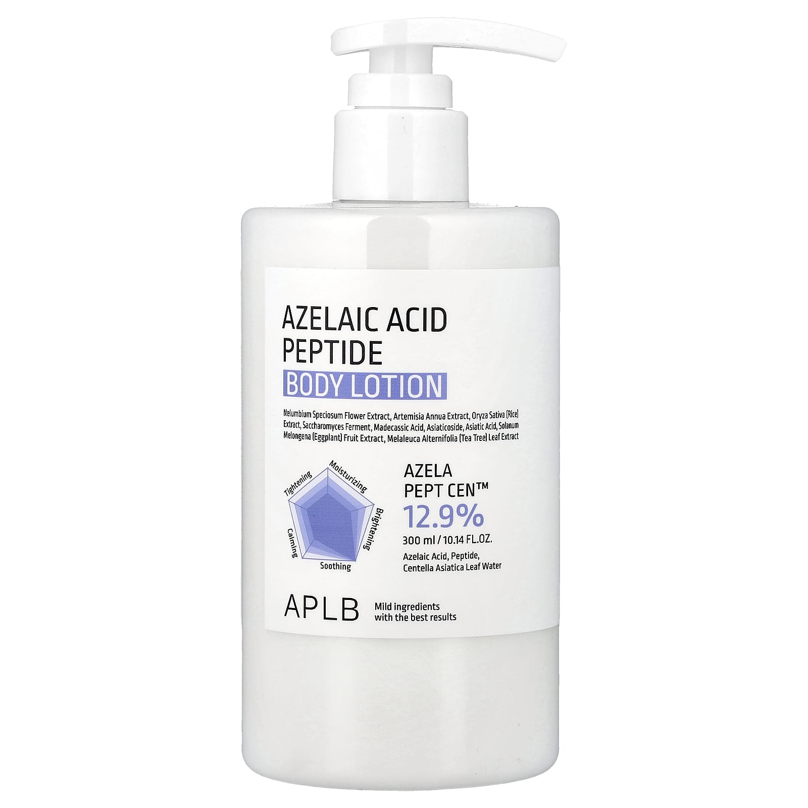 Aplb Unisex Azelaic Acid Peptide Body Lotion, 300Ml (10.14 Fl Oz)