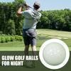 Leuchtender Golfball für die Nacht, Fluoreszierender Golfball für Nachtübungen, Langanhaltender Leuchtender Standard-Golfball für Nachtspiele, Golfzubehör