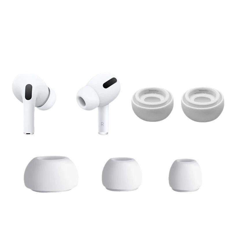 AirPods Pro 2 Ear Tips & Cases: Comfortable Silicone Replacement for 3rd & 5th Gen Apple Earphones