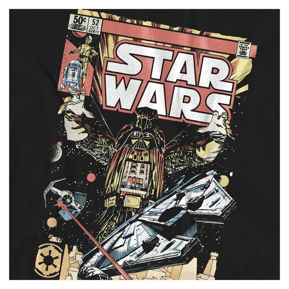 Star Wars Womens/Ladies Falcon Darth Vader Comic T-Shirt