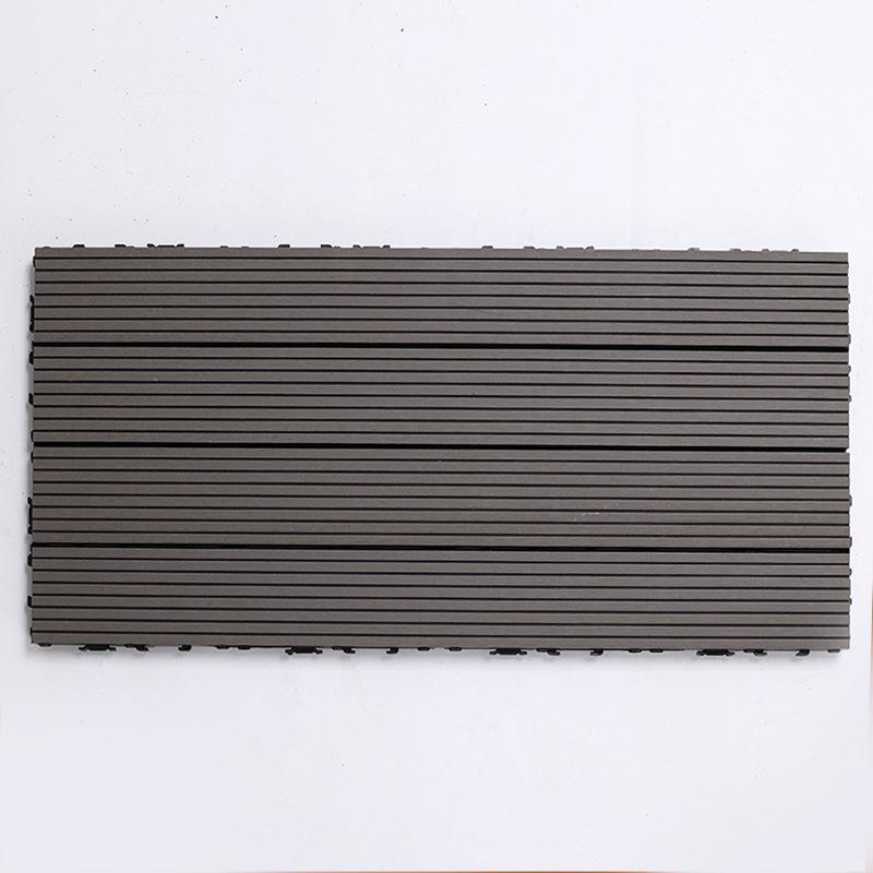 

Waterproof Outdoor Terrace Flooring: Self-Laying, Anti-Corrosion Solid Wood-Plastic.