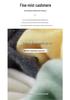 Women's Round Neck Cashmere Sweater - 100% Knit, Versatile Long Sleeve for Autumn/Winter Business Casual