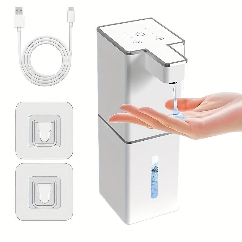 380ML/12.8OZ Touchless Wall Mounted Automatic Senor Soap Dispenser 4 Levels Adjustable Hand Sanitizer Pump Dish Washing Machine
