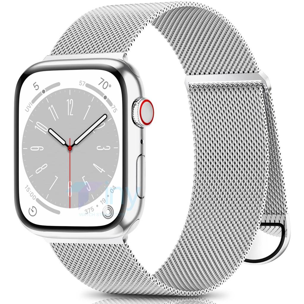 Metal Milanese Loop Strap For Apple Watch Ultra Band 49mm 42mm 44mm 45mm 41mm Steel Mesh Magnetic iWatch Series 9/8/7/6/5/4/3/SE