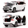 Auto giocattolo in lega pressofusa Benz GLE 350 in scala 1/24 con suono e luce, modello da collezione Pull Back, regalo per bambini