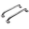 2PCS Boat Grab Handles 12 Inch Heavy Duty Polished Stainless Steel Boat Grab Rail Handle with Flange and Bolt for Yatch