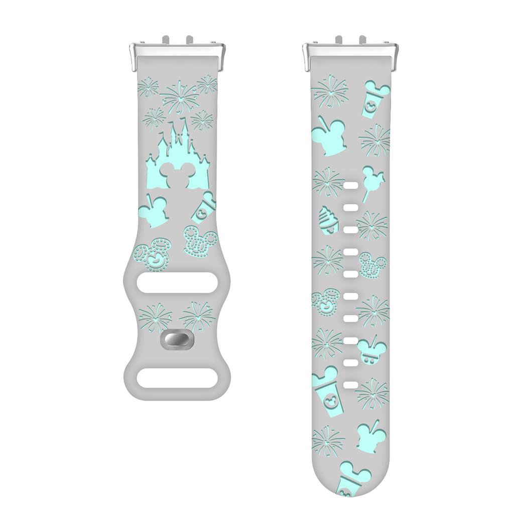 Grawerowany silikonowy pasek do Samsung Galaxy Fit 3 Miękka opaska na nadgarstek z TPU do inteligentnego zegarka Samsung Galaxy Fit 3 Pasek do zegarka