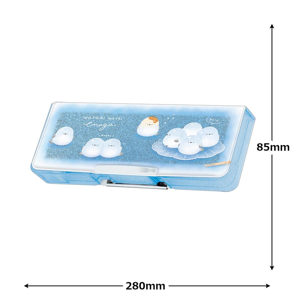 Kamio Japan Pen Case Compact Pen Case Warabimochi Enaga 232048 Double-Sided